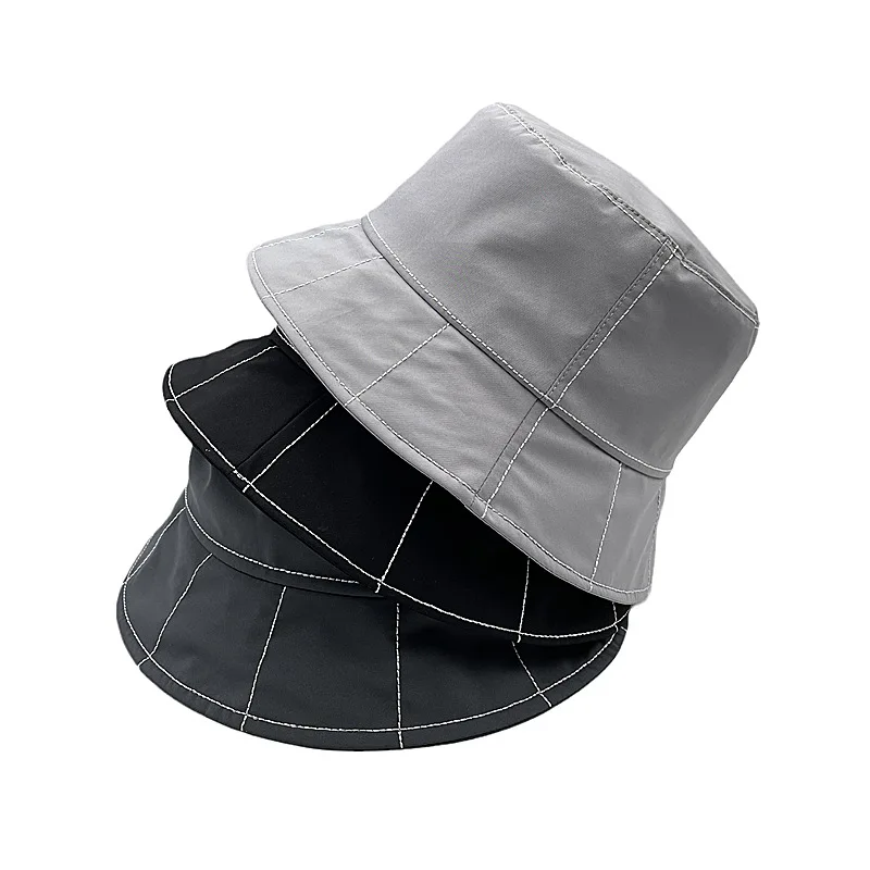 

Drop Shipping American Waterproof Personality Embroidery Contrast Color Fisherman Hat Men And Women Outdoor Travel Fashion Match