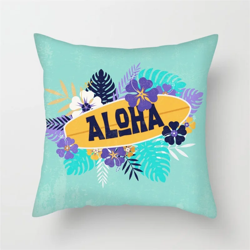 Чехлы для подушек с тропическим растением Fuwatacchi декоративные подушки стульев |