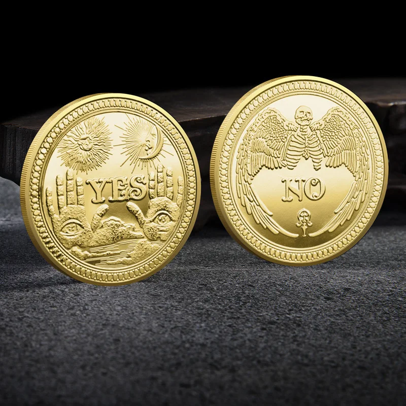 Да или нет решение о выборе монет оиджа всевидящий глаз Ангел смерти готические