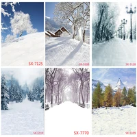 vinyl winter snow scene photography background snowflake forest photo backdrops studio photography props 2157 yxfl 76