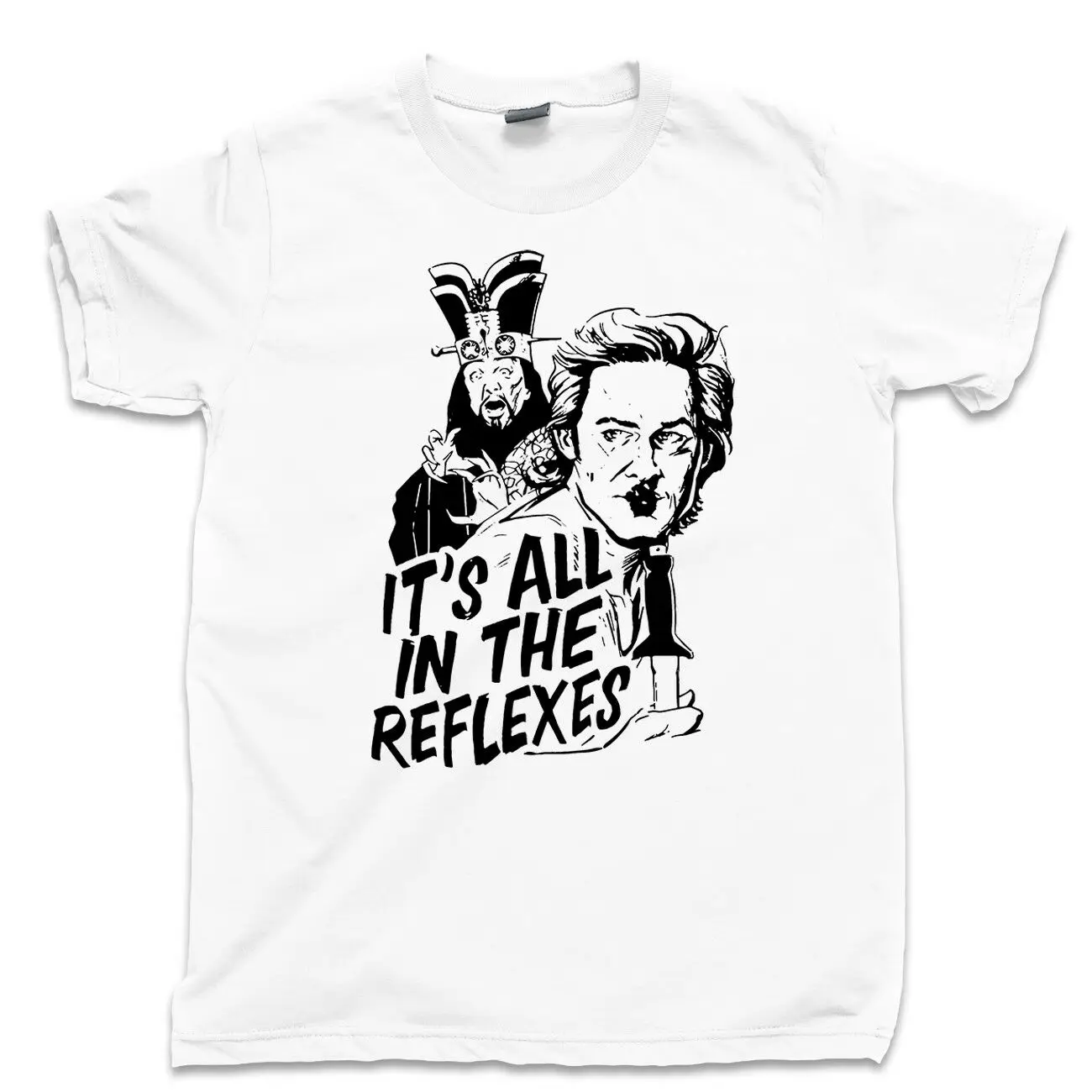 Футболка с принтом Джека Бёртона и змеиным 100% хлопок | Мужская одежда