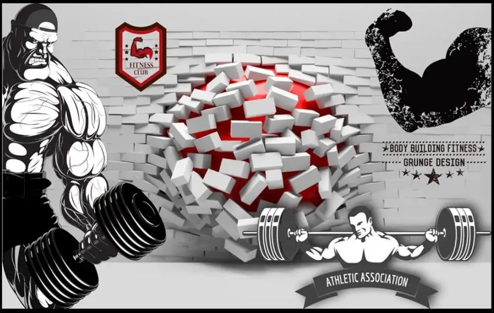 Пользовательские фото обои для стен 3 d фрески 3D сломанная настенная живопись