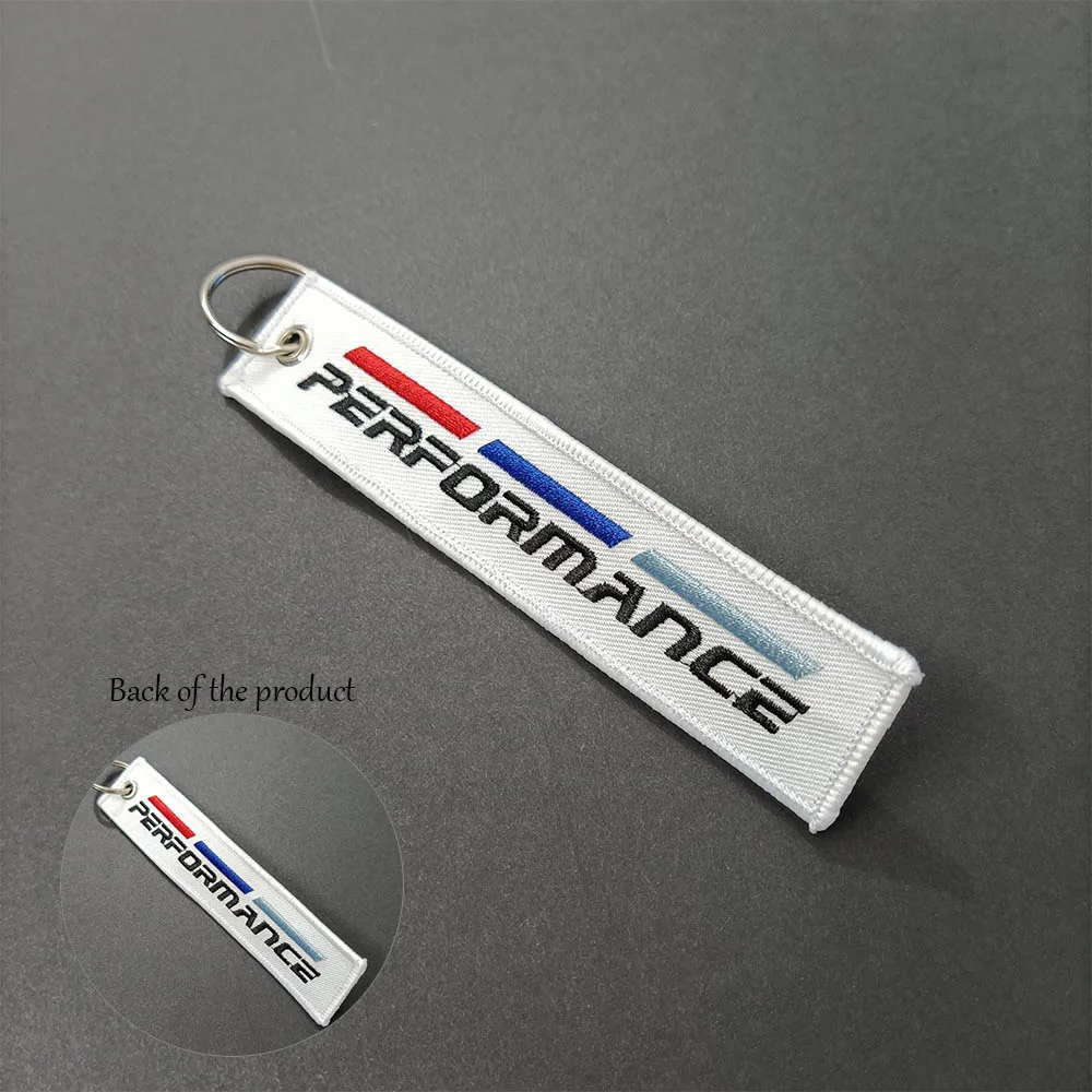 

1Pcs JDM Racing Rock Car Keychain Modified Tag Lanyard Refit Gift Embroidery For Performance e46 e90 Auto Motorcycle Accessories