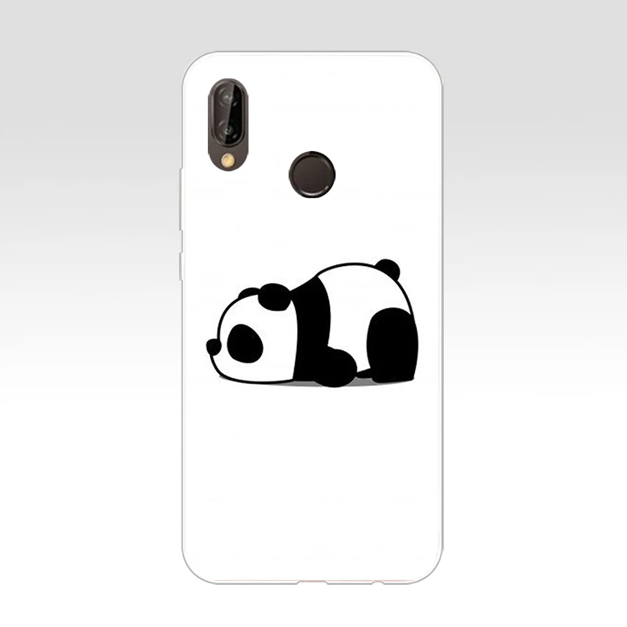 25AS панда мультфильм мягкий Силиконовый ТПУ чехол для телефона Huawei Honor 20 Pro view 10 P8 P9