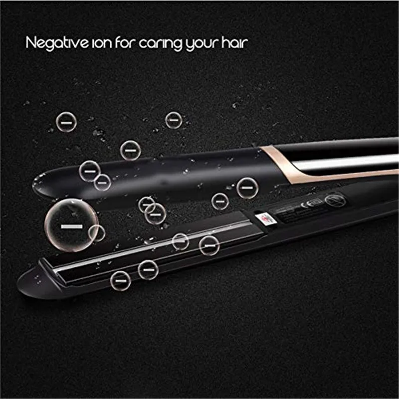 

Infrared Hair Straightener 2 in 1 Electric Straightening & Curling Iron Hair Curler Professional Flat Irons Hair Straight Tools