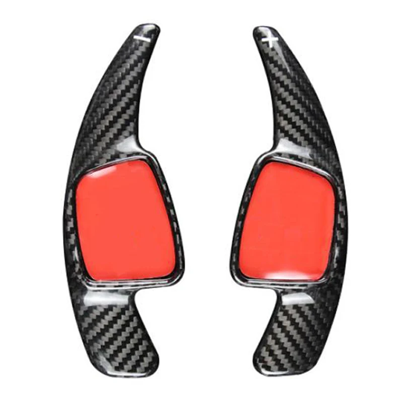 

Car Dry Carbon Fiber Steering Wheel Shift Paddle Cover Extension Gear for A1 A3 A4L A5 A6L A7 A8 S3 S4 S5 Q2 Q5L