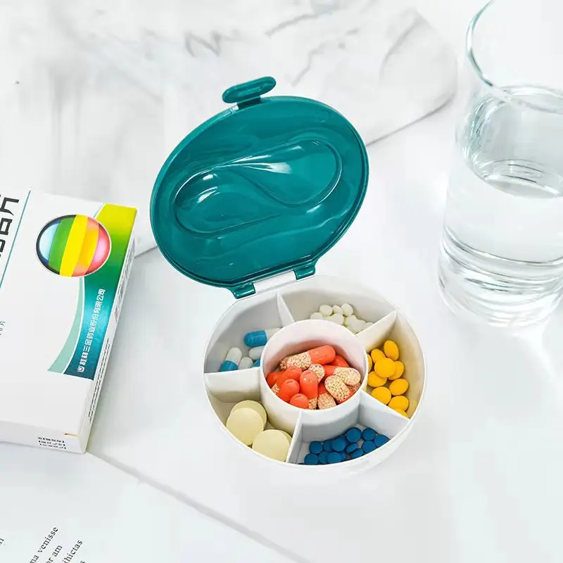 

1 шт., дорожный контейнер для таблеток с 7 ячейками