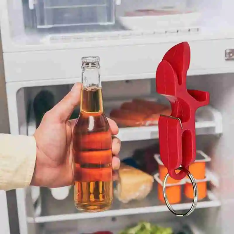 Bottle Opener Can Openers Portable Keychain Key Ring Suitable Tool Wedding For Bar Utensils Corkscrew Accessories Party Kit Y0W1 | Дом и сад