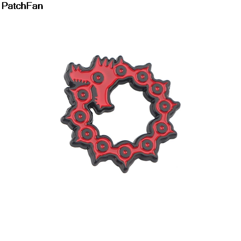 A2408 Patchfan В Стиле персонажа Дианы из игры The Seven Deadly грехов металлические цинковые