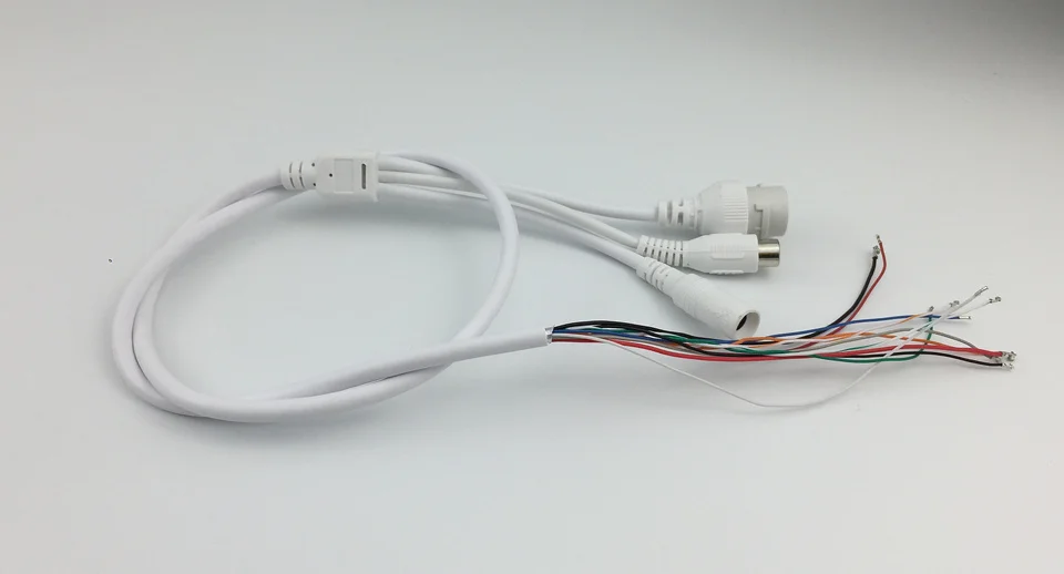 Аудиокабель LAN для модуля платы IP-камеры видеонаблюдения RCA DC 2 1 мм * 5 штекер RJ45 10/100