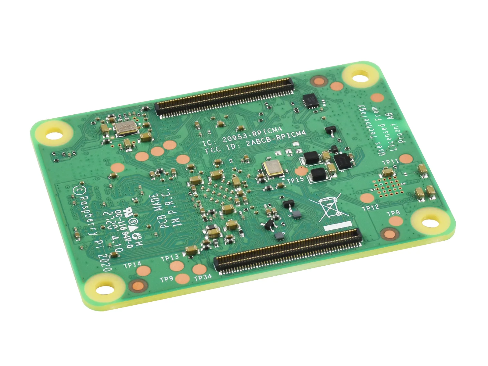 Raspberry Pi компьютерный модуль 4 без беспроводного подключения 2 Гб ОЗУ 0/8/16/32 ГБ eMMC Flash