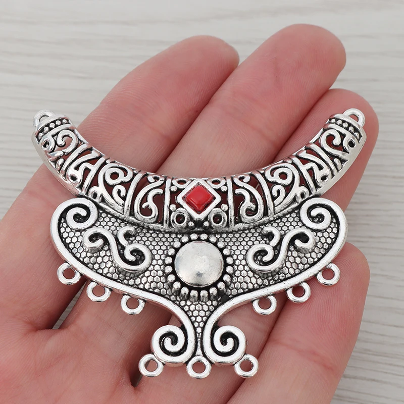 Большой соединитель люстры в стиле бохо 3 шт. подвески для ожерелья фурнитура