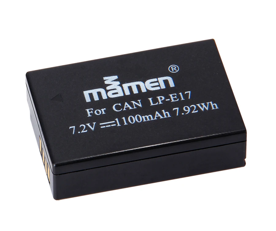 Mamen Перезаряжаемые LP-E17 LPE17 цифровой Камера литий Батарея Зарядное устройство для цифровой однообъективной зеркальной камеры Canon EOS M3 M5 M6 200D T6I T6S 750D 760D 77D X8I
