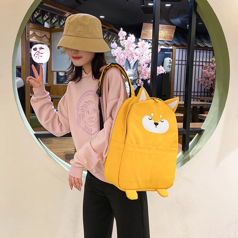 Cute  Schoolbag Female Korean Version Of High School Students Kawaii Simple Versatile Junior High Harajuku Backpack For Girl Bag