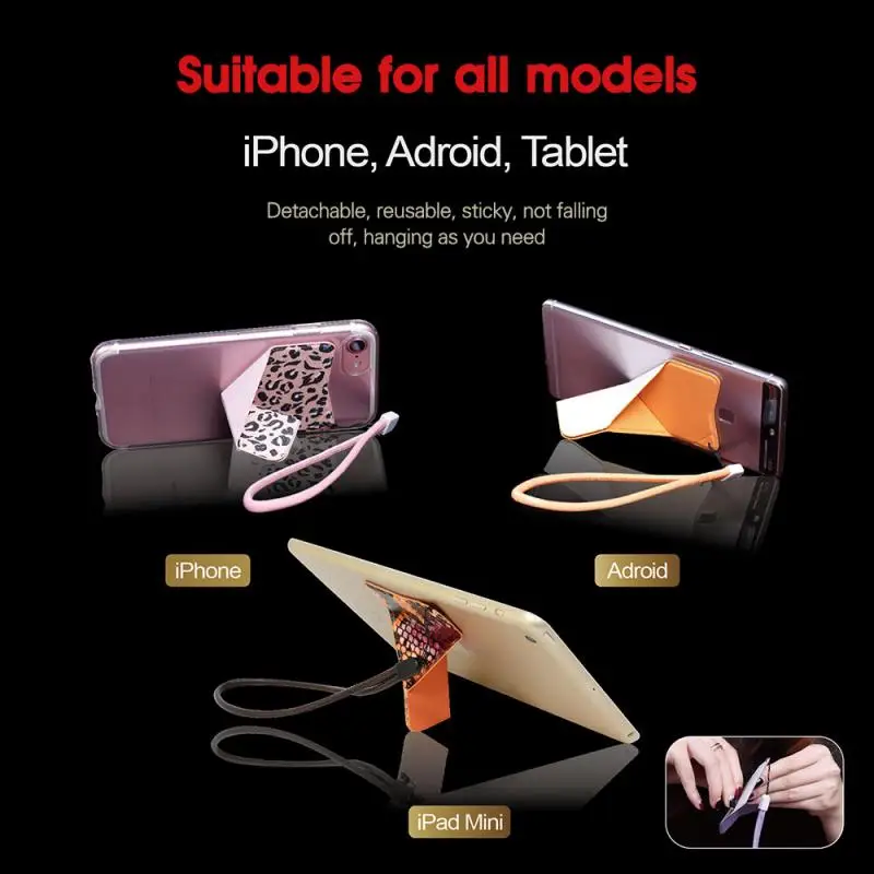 Невидимая подставка для телефона тонкая складная карта Магнитный Универсальный