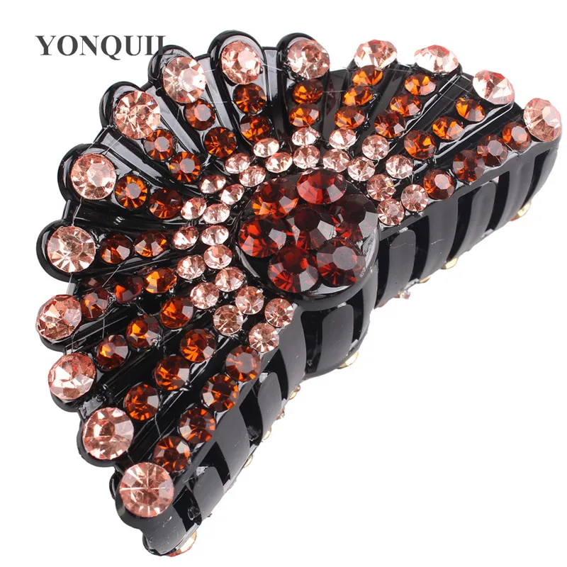 

Женские Кристальные большие заколки для волос Стразы, модные женские заколки-крабы для волос, аксессуары для волос