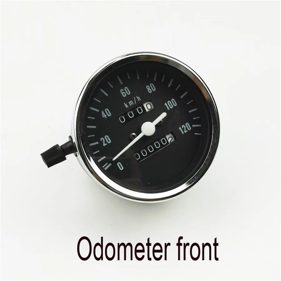

Motorcycle Oldtimer Analog Speedo Meter Odometer 0-120 KMH For Suzuki GN125