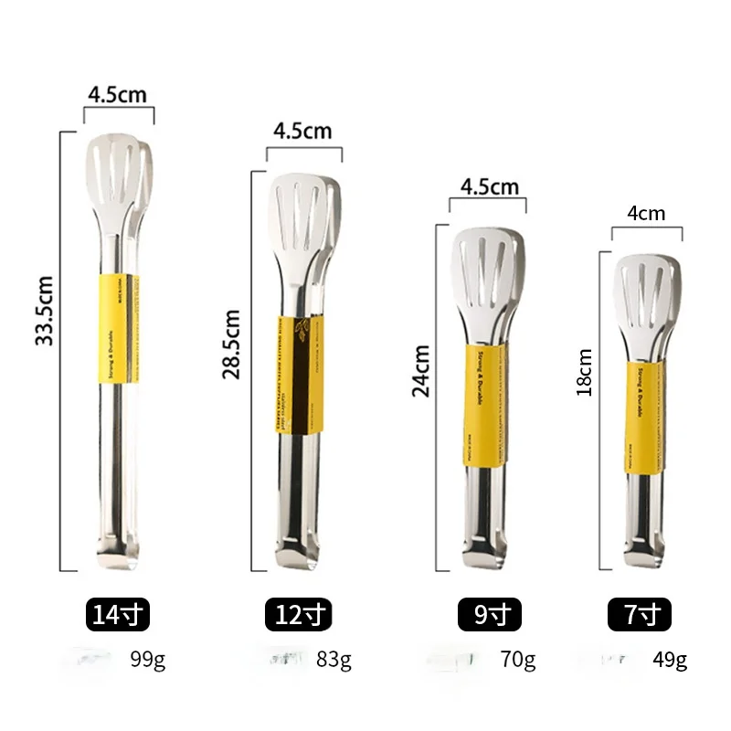 Щипцы для пищи из нержавеющей стали Кухня посуда шведского стола Пособия по