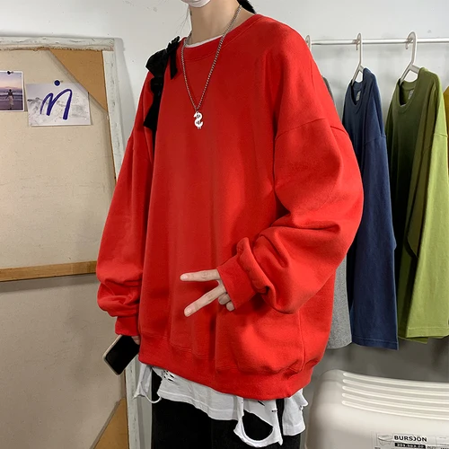 

2021 Autumn Woman's Hoodies Oversize Female Loose Cotton Solid Thicken Warm Women Sweatshirts Lady Fashion Plus Size 5XL