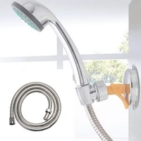 1 5m stainless steel shower replacement plumbing hose bath products water pipe chrome shower head flexible bathroom accessories