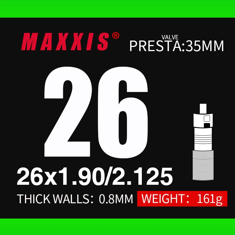MAXXIS велосипедная внутренняя труба 26 AV FV с защитой от ударов и горный дорожный