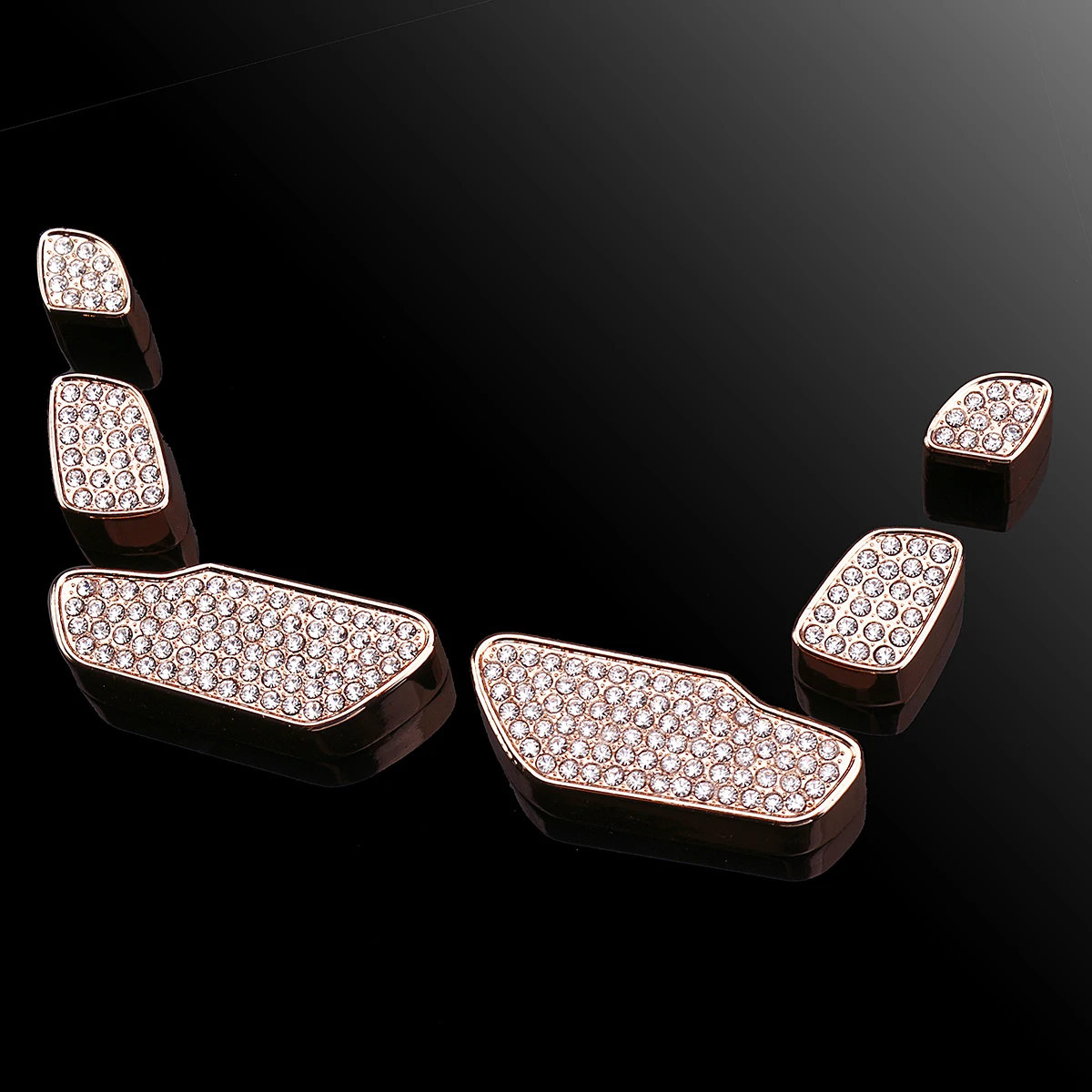 Новая кнопка регулировки сиденья двери с алмазным хромом 6 шт. для Mercedes Benz E Class W212