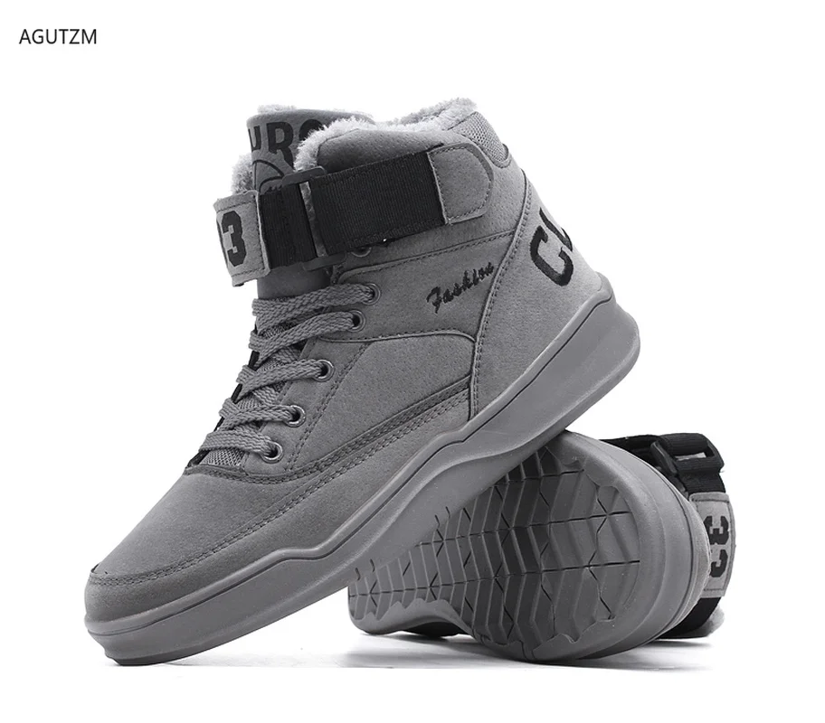 

Mens Snow Boots Winter Warm Men Shoes Fashion Comfortable High Top Outdoor Sneakers Men Boots With Fur Flat Winter Shoes z335