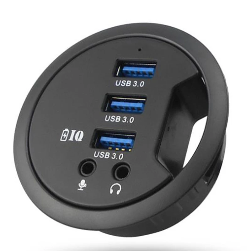 

Usb-хаб USB3.0 крепление на стол Multi 3 порта с наушниками/адаптером Mircophone для ПК/планшета Multi USB 3,0 сплиттер, вилка европейского стандарта