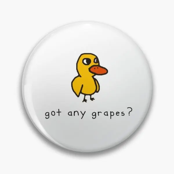 

got any grapes Soft Enamel Pin Badge Decorative Clothes Badge Lapel Pin Brooch Jewelry for Women Fashion