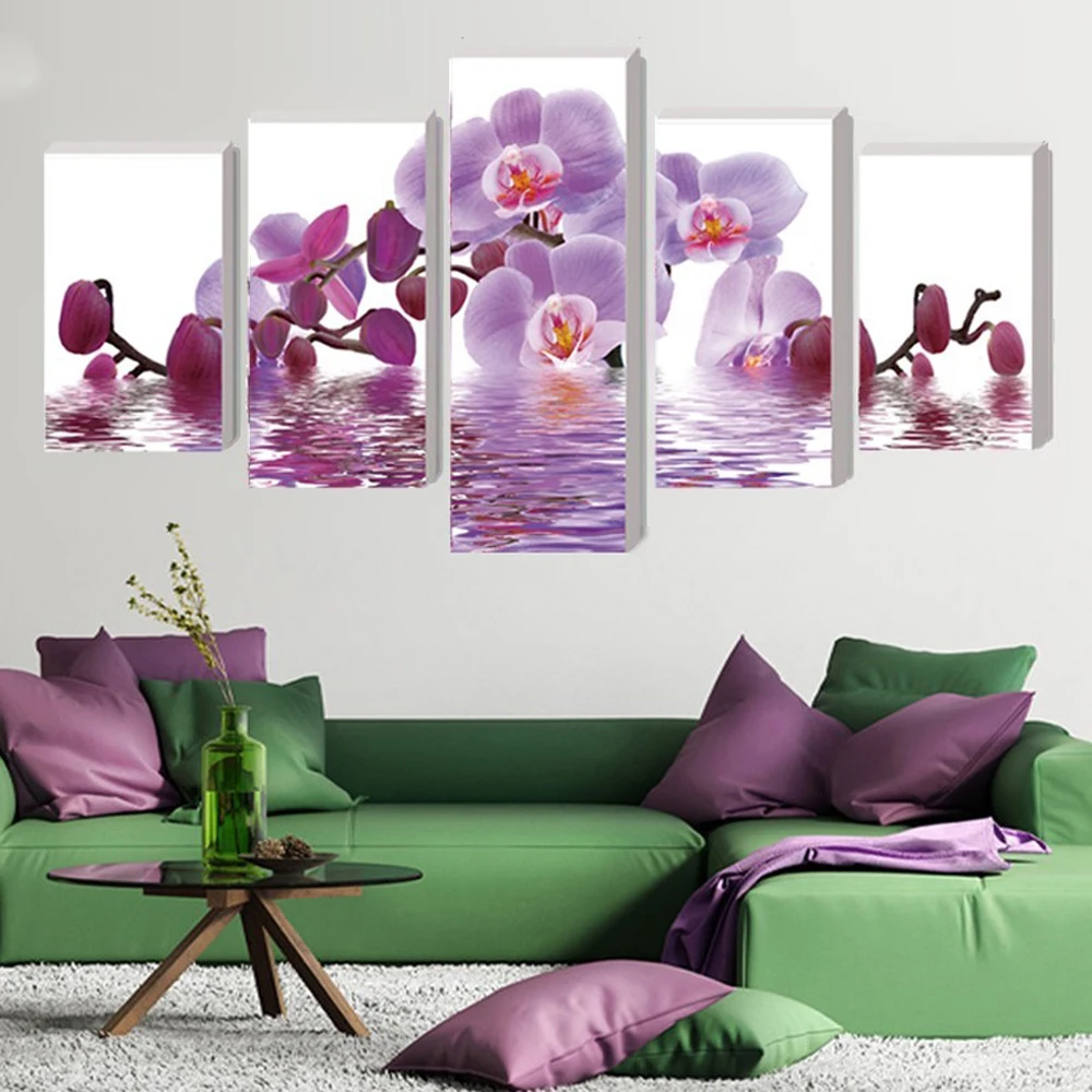 

Full Square Circular 5D Diy Diamond Painting Butterfly Orchid Flower Embroidery Beads Cross Stitch Kit Wedding DecorationZP-4663