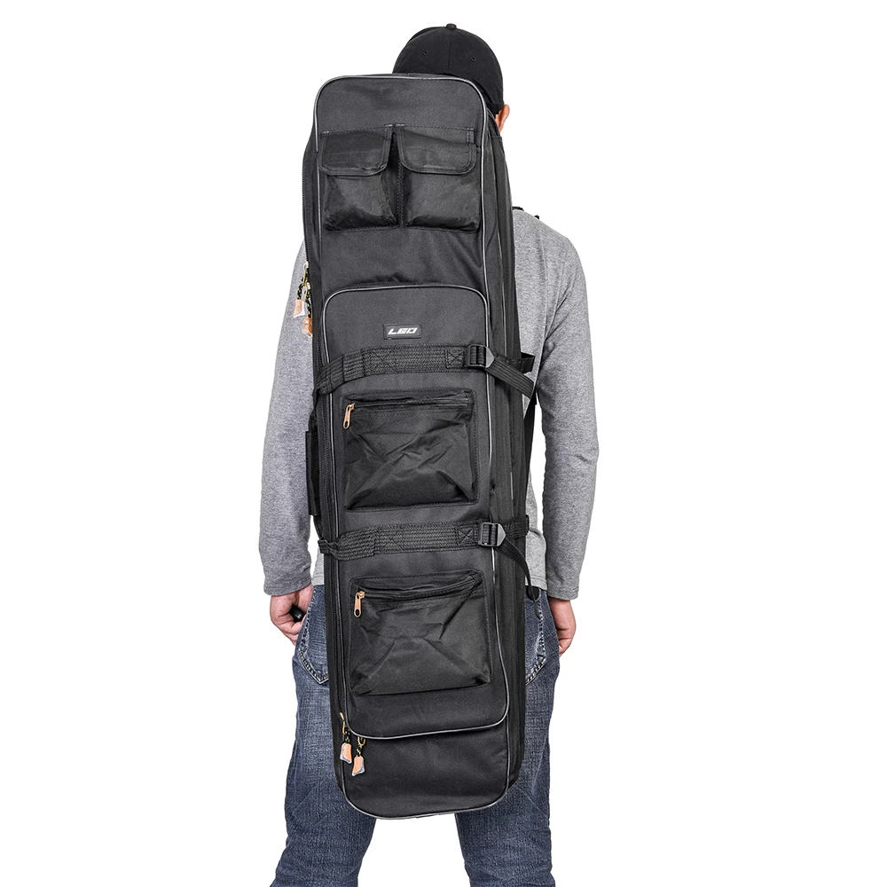 Уличный рюкзак с 3 отделениями для рыбалки 80 см/100 см сумка переноски удочек и