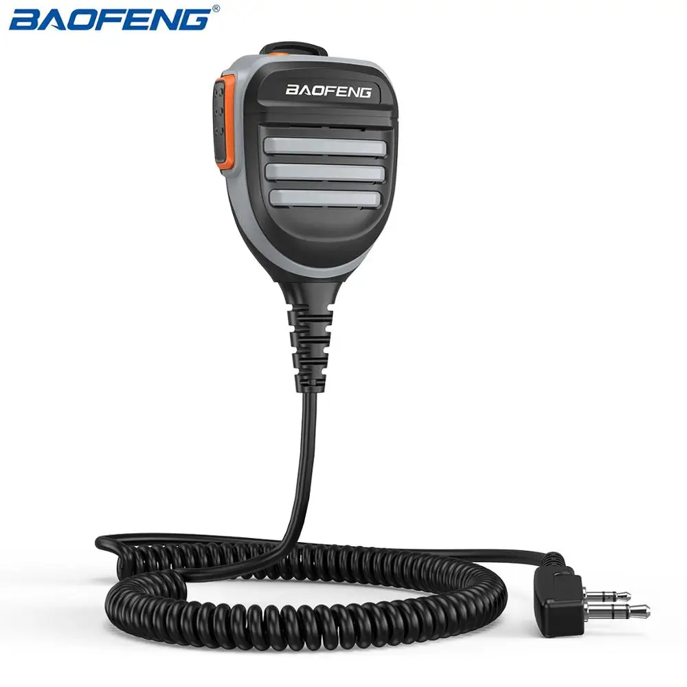 

Baofeng Waterproof PTT Shoulder Speaker Microphone for TYT Baofeng Walkie Talkie UV-5R BF-888S UV-82 Two Way Radio