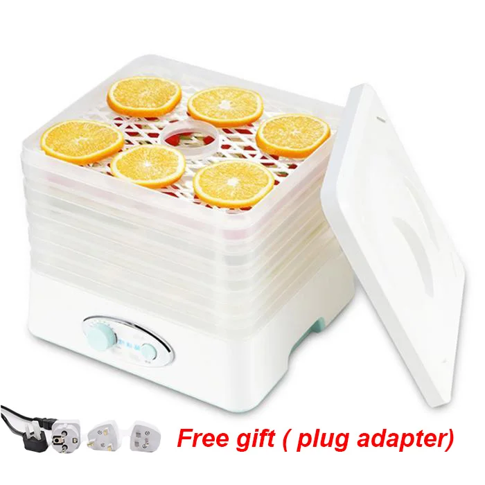 220V 250w Еда осушитель фрукты овощ, травы сушильные машины для мяса закуски для домашних животных Еда 5 лотков Deshidratador De Alimentos - Цвет: Food dryer