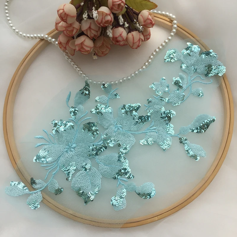 1 шт. 7 цветов черная/красная/Золотая Цветочная кружевная нашивка аксессуары