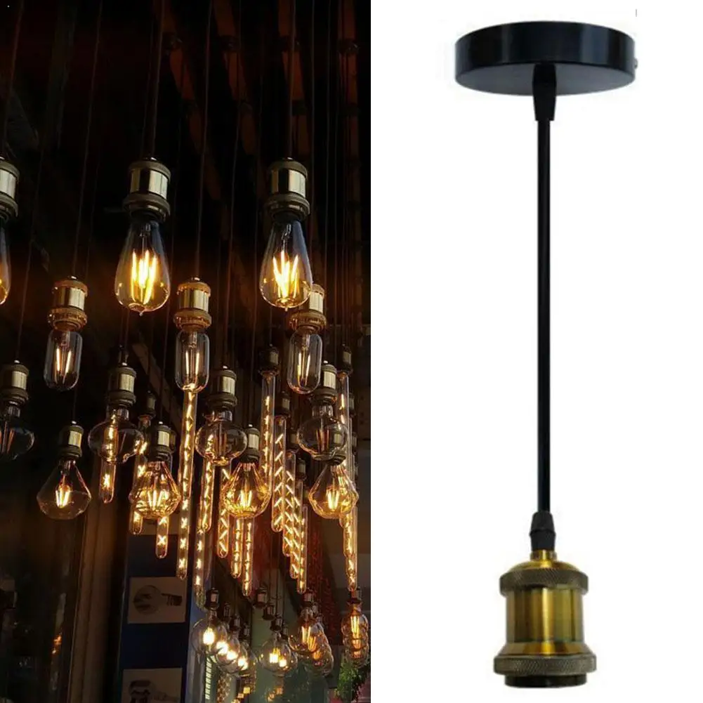 

Retro Chandelier Wire Combination Accessories E27 Screw Lamp Edison Mouth Lamp Incandescent For Retro Holder Screw Socker W3W4