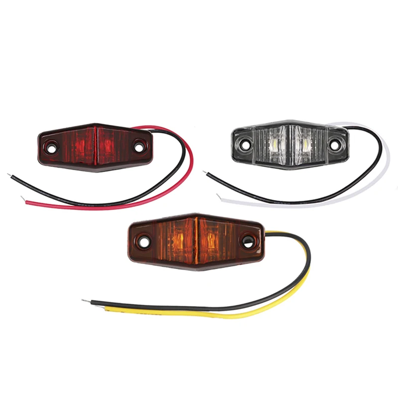1 шт. 12В 24В трейлер Караван Автобус задние лампы огни красный белый желтый