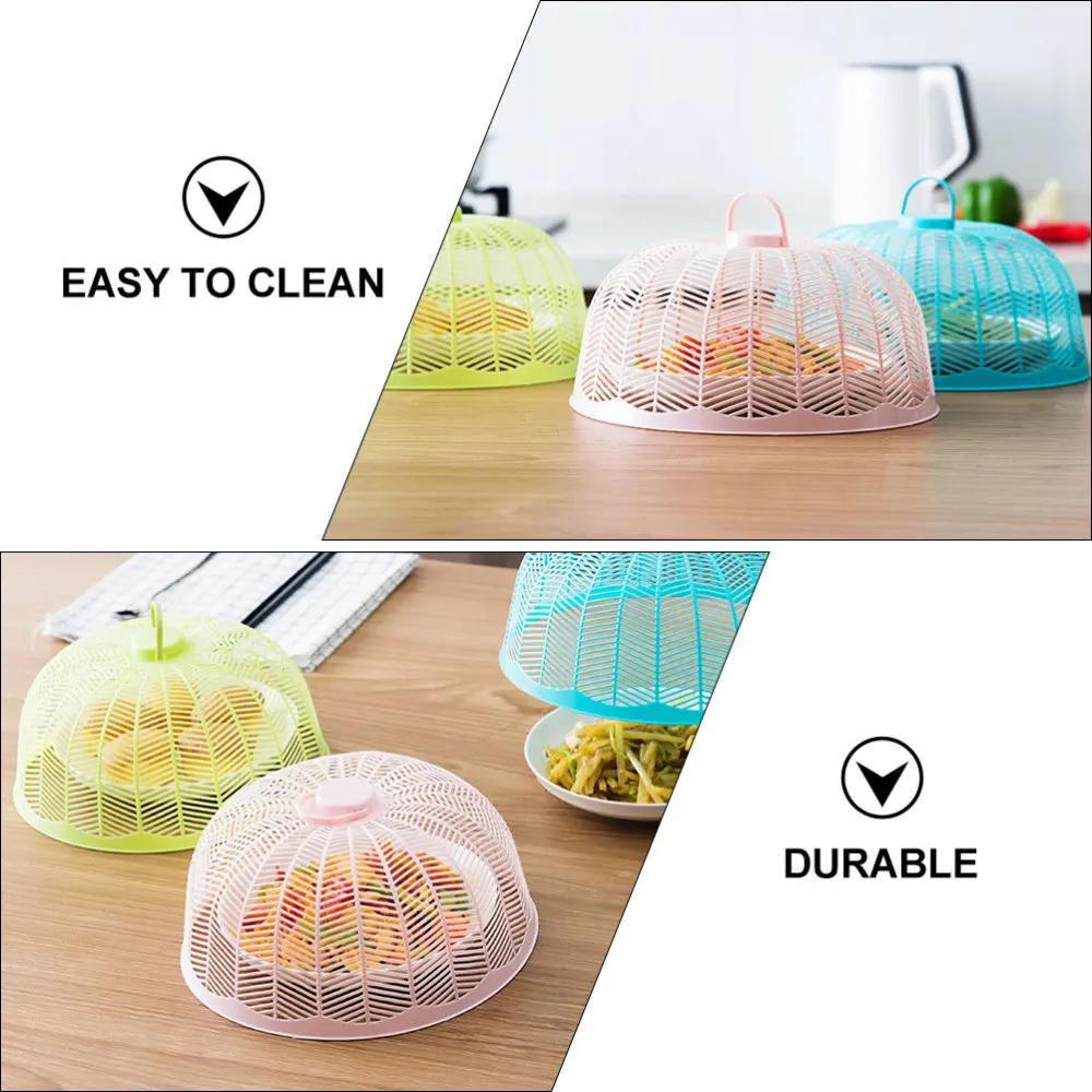 

9PCS Round Dish Cover Dining Table Food Cover Kitchen Vegetable Cover
