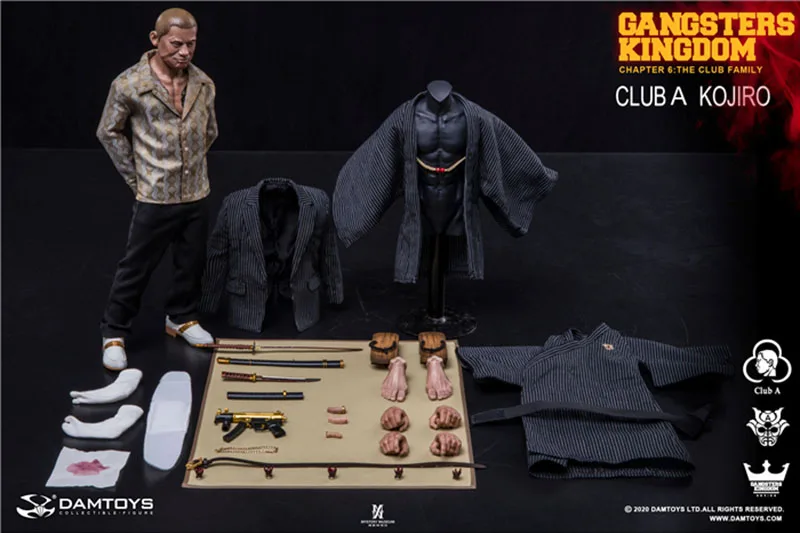 

Pre-sale DAMTOYS 1/6 Gangsters Kingdom Club A KOJIRO Kitano Takeshi Action Figure Model GK021 for Collection