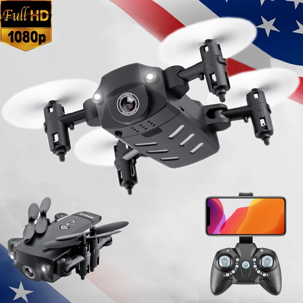 Складной мини Дрон для аэрофотосъемки 1080p с длительным сроком службы батареи