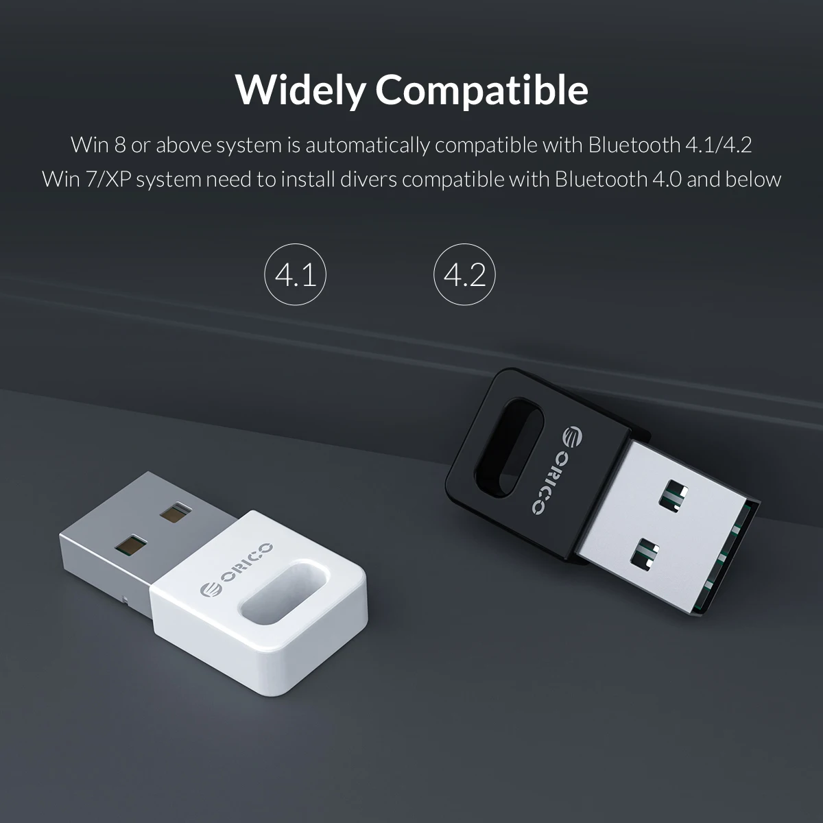 Беспроводной мини-адаптер ORICO USB Bluetooth 4,0 для портативных ПК, bluetooth-передатчик, адаптер для музыкального звукового приемника