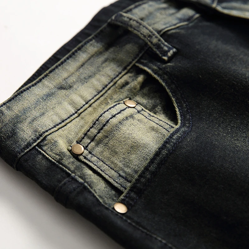 Джинсы gerшри мужские рваные уличная одежда в стиле пэчворк с вырезами принтом