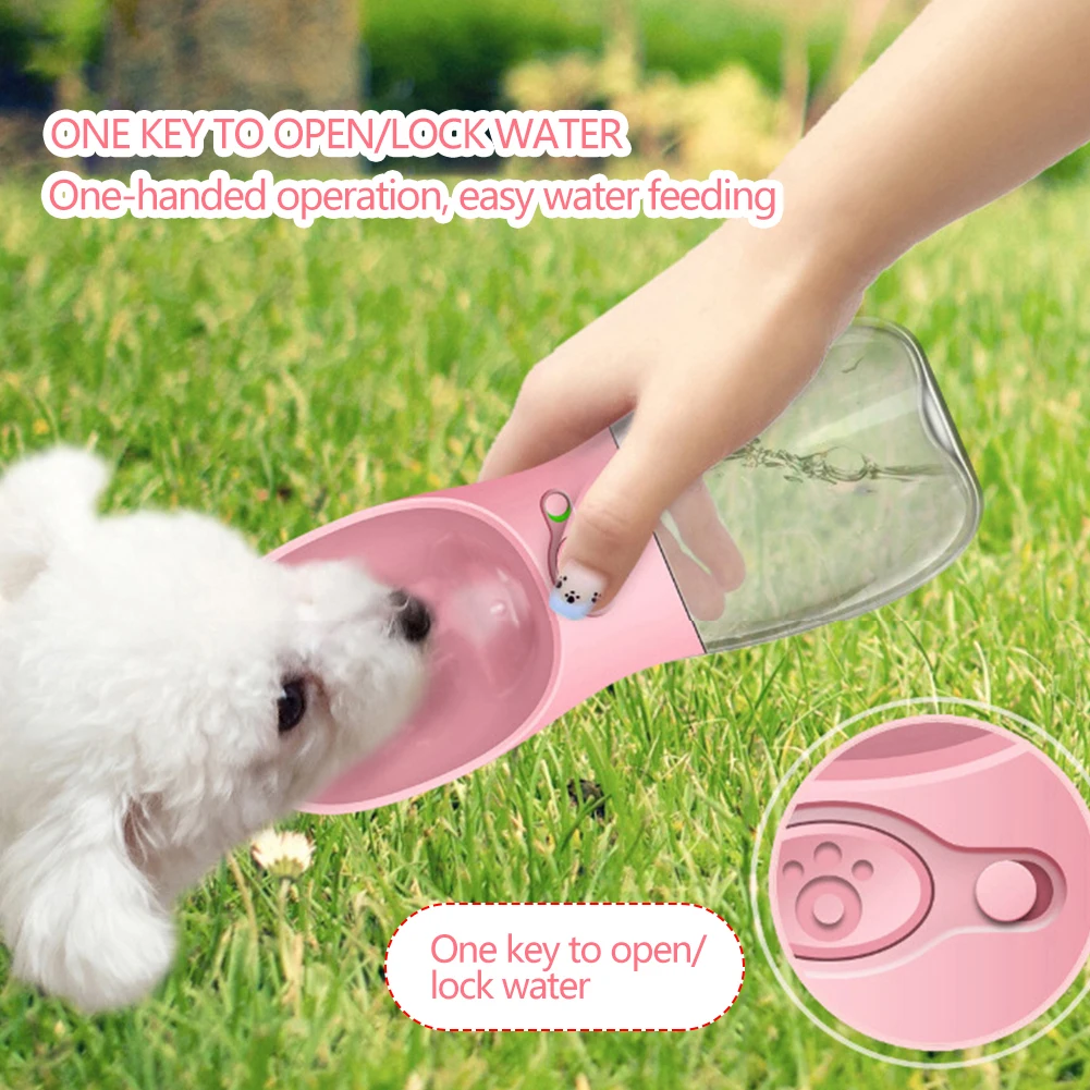 

Портативный дозатор воды для собак, бутылка для воды для маленьких и больших питомцев, поилка для путешествий, дрессировки, для щенков и кош...