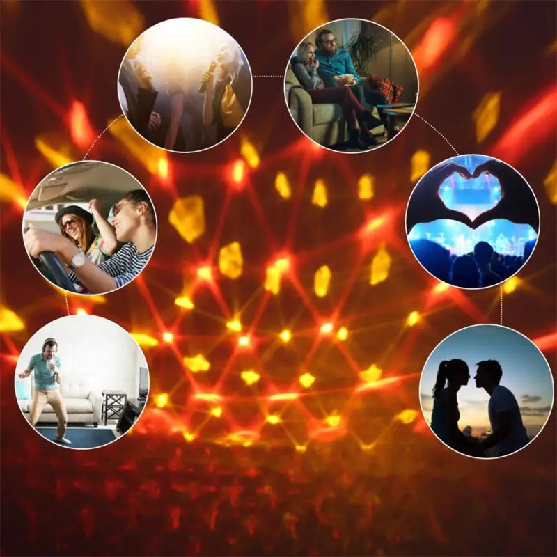 Рождество Хэллоуин музыка Bluetooth звездное небо светильник красочный вращающийся