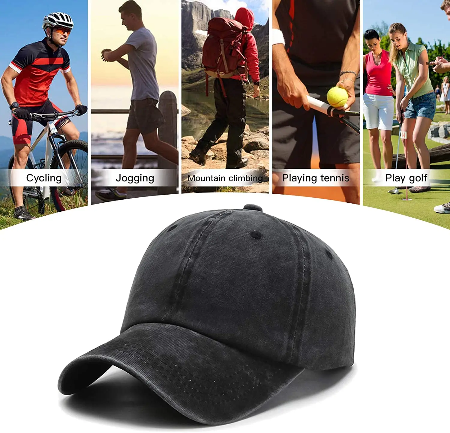 

LGBT Gay Pride Hat, Baseball Cap Men Women Washable Cotton Trucker Cap Dad