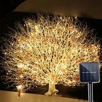 tpgebo led outdoor solar lamp string lights 100200 leds fairy holiday christmas party garland solar garden waterproof