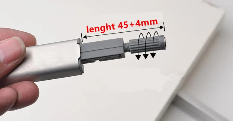 10 шт/партия дверные Захваты шкафа пробки из нержавеющей стали нажимной заслонки