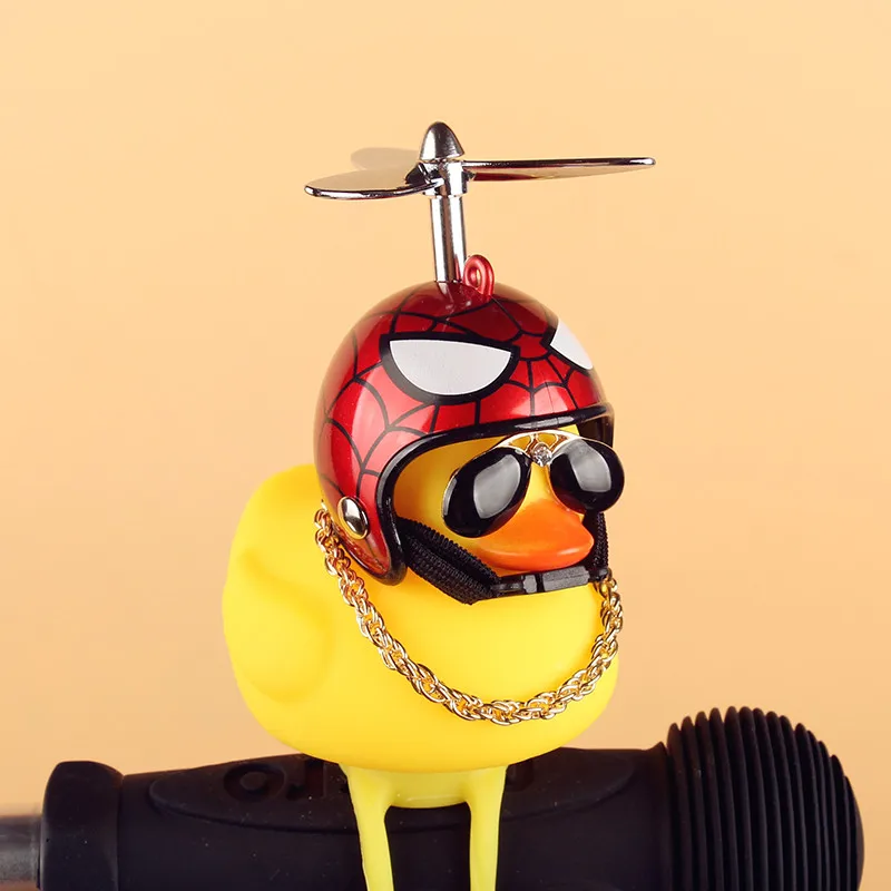 Стоящий велосипедный колокольчик &quotУтка&quot с светильник сломанный ветер