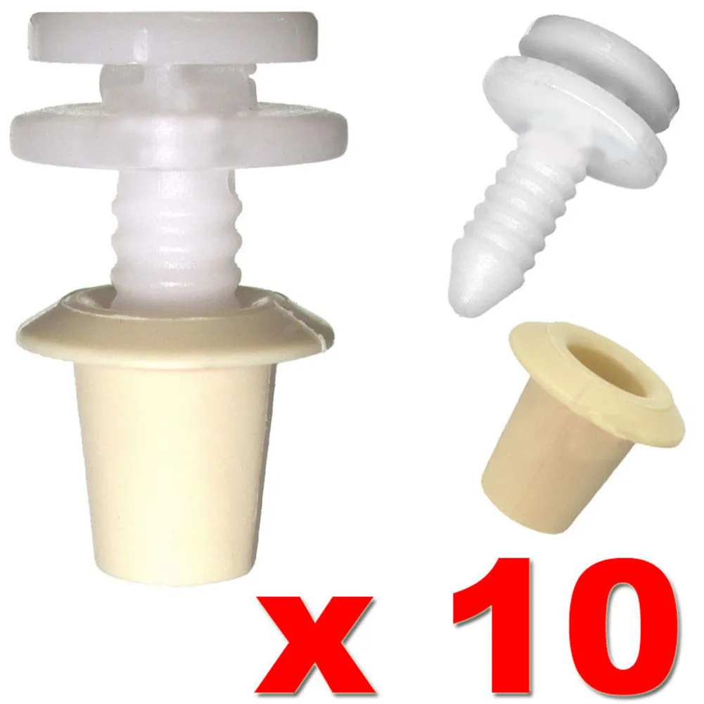 

10 Pieces Of VW Transporter T5 INTERIOR Decorative Cover With Buttonhole Plastic Fasteners Durable And Practical To Use