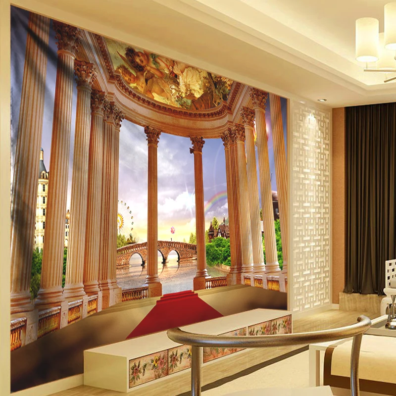 3D пейзаж психоделический гобелен гостиная комнатная настенная ткань Мандала