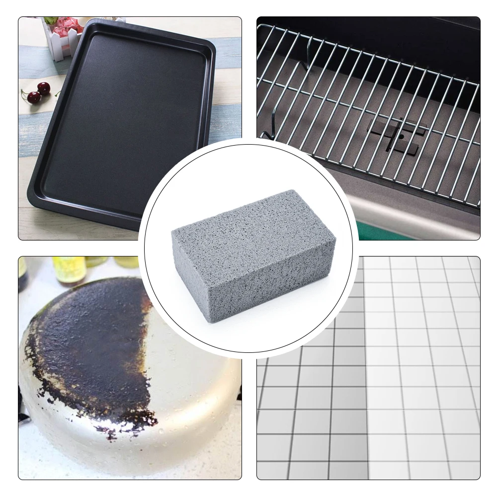 Блок для чистки барбекю гриля камень кухонные гаджеты украшение полки